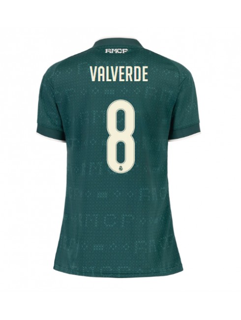 Real Madrid Federico Valverde #8 Auswärtstrikot für Frauen 2026-27 Kurzarm Real Madrid Federico Valverde #8 Auswärtstrikot für Frauen 2026-27 Kurzarm